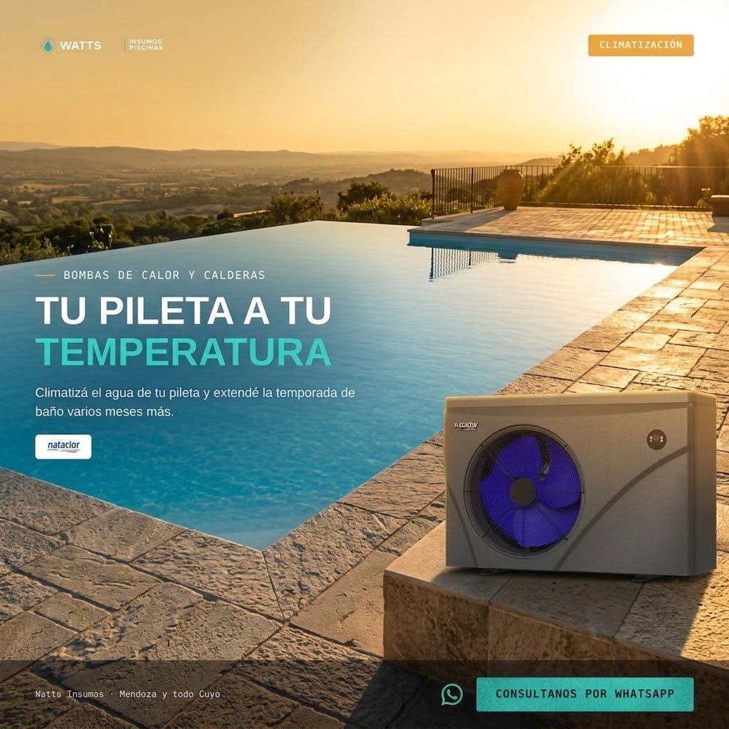 Bombas de calor y calderas para climatizar tu pileta