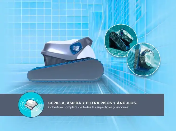 Dolphin S100 - Cepillado, aspirado y filtrado