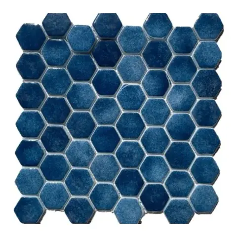 Venecitas Premium Hexagonales Azul Especial